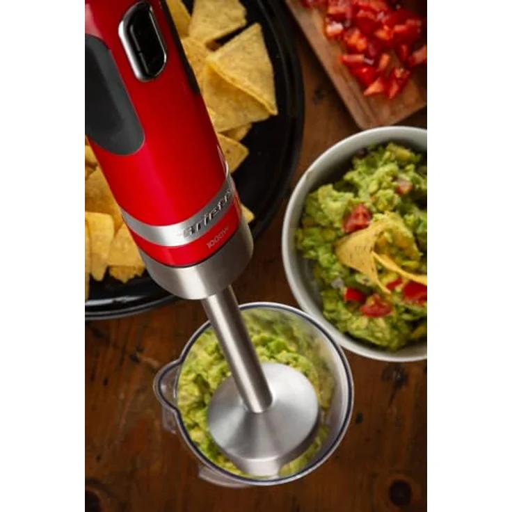 Ariete 0602/00 0,7 l Pürierstab 1000 W Rot, Leistungsstarker 1000 Watt Motor für effizientes Pürieren und Zerkleinern – Bild 6