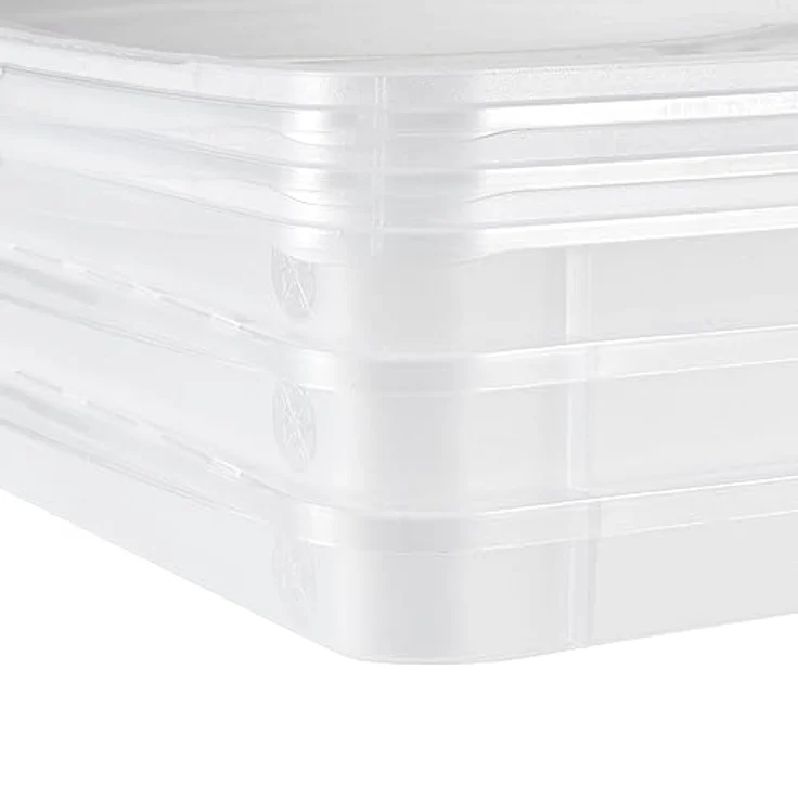 keeeper Aufbewahrungsboxen mit Air Control System, 3-teiliges Set, Höhe: 18 cm, 3 x 18 l, 39 x 33,5 x 18 cm, Bea, Transparent – Bild 5