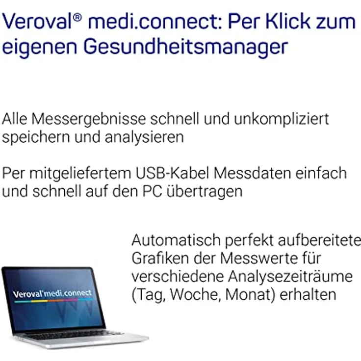 Paul Hartmann AG Veroval Handgelenk-Blutdruckmessgerät 925321 Arrythmie-Erkennung, für Oberarmumfänge von 12,5 - 21 cm – Bild 5