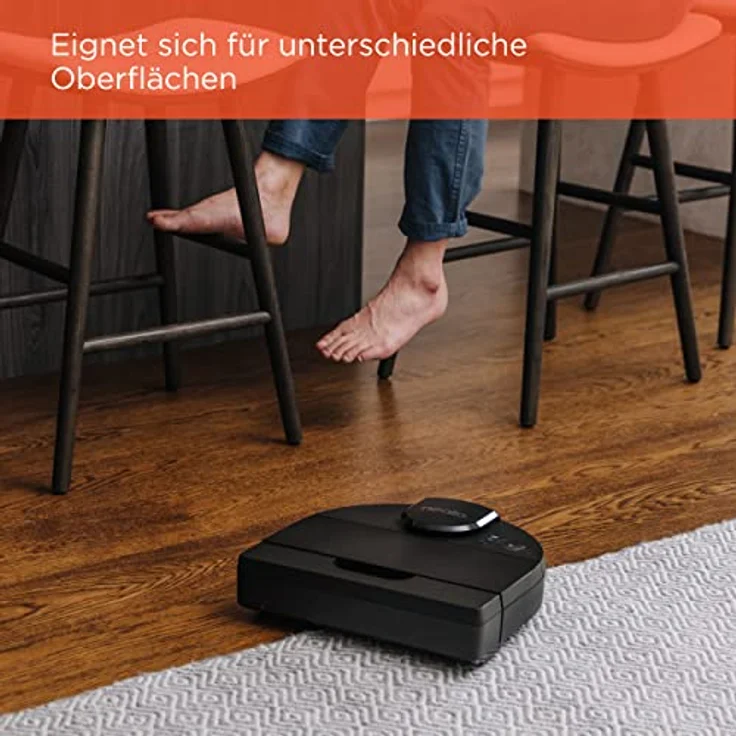 Neato Robotics D9 Saugroboter, 120 min Akkubetrieb, App- und Sprachsteuerung, grau – Bild 4
