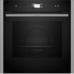 Neff B64FS31N0, N90, FullSteam Slide und Hide Dampfbackofen, 60x60cm, Edelstahl, 4.1 Zoll Full Touch TFT-Farb- und Grafikdisplay, Home Connect, Soft Opening und Soft Close