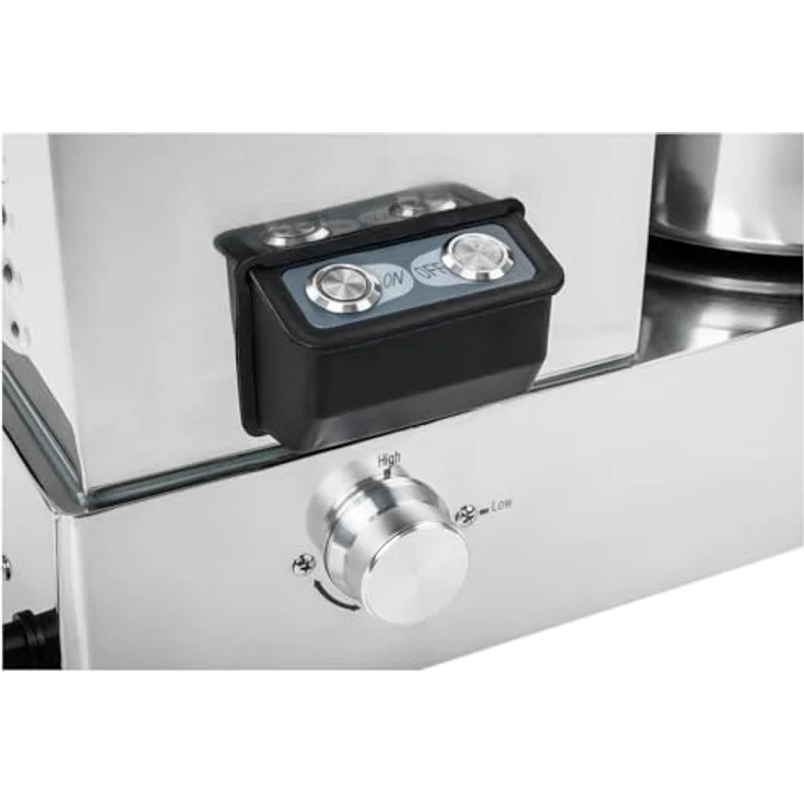 Royal Catering Gemüseschneider 12L Edelstahl Gastro, 2000 W, Profi-Tischcutter mit 1.200 Watt Leistung – Bild 4