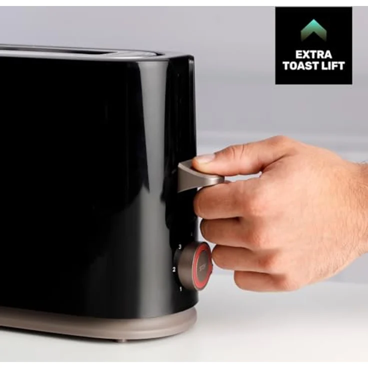 Taurus Toaster MY TOAST NERO 1000 W, Schwarz – Bild 3