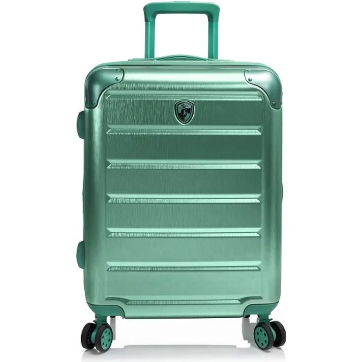 Heys Alumix Kabinentrolley S 55 cm, 4 Rollen mit Dehnfalte, grün, 100% Polycarbonat