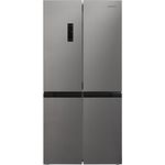 Daewoo CMM0620DPRA0-EU French Door Kühl-/Gefrierkombination/D/NoFrost/Kühlteil: 322 L/Gefrierraum: 166 L/Elektronische Steuerung / 2 Gemüse- & Obstschubfächer/Pet Inox