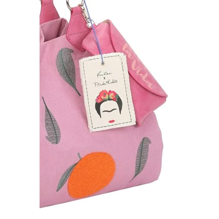 Fritzi aus Preußen Fritzi x Frida Kahlo Izzy Medium Shopper Tasche, 42 cm, orange, 100% Polyester – Bild 7