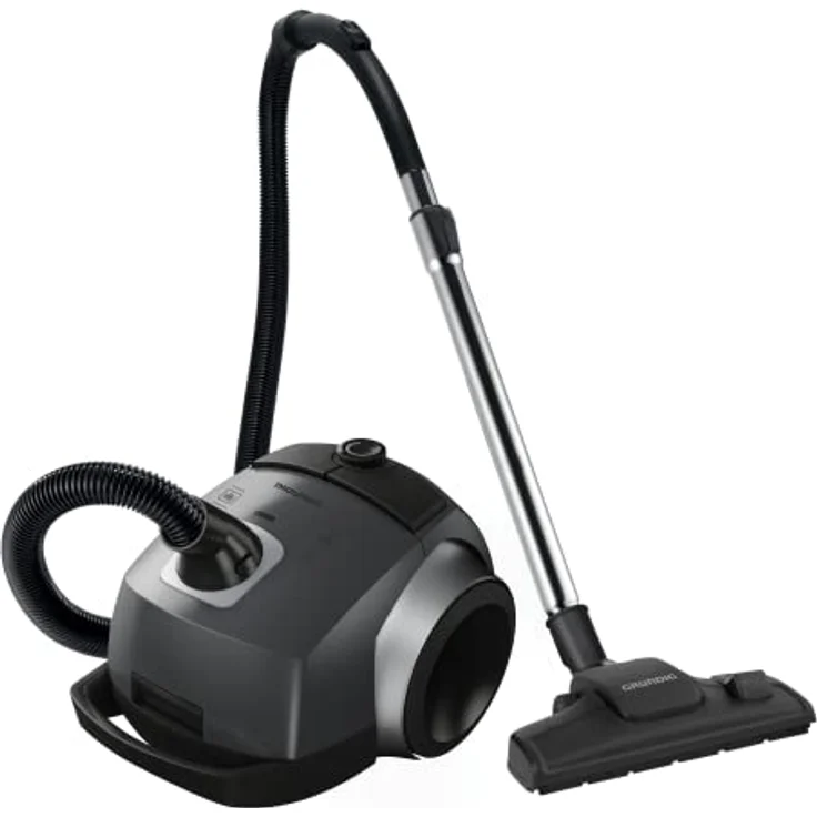 GRUNDIG GMS3960 VCC 6250 ECO, Bodenstaubsauger, Schwarz/Terrakotta, 800 W, 4 liters, 73 Dezibel – Bild 2