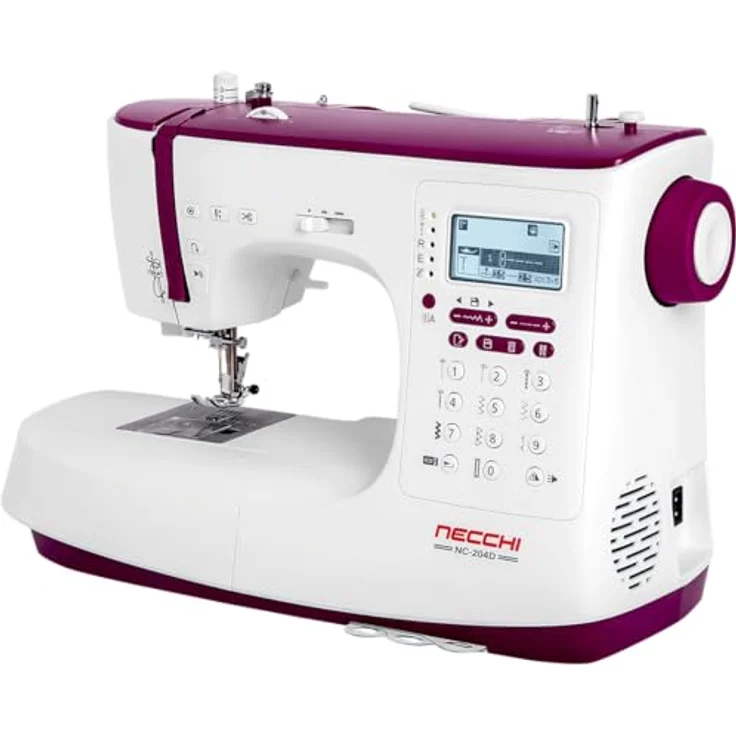 Necchi Nähmaschine Necchi NC-204D, 439 Stiche, 850 Stiche pro Minute, weiß – Bild 2