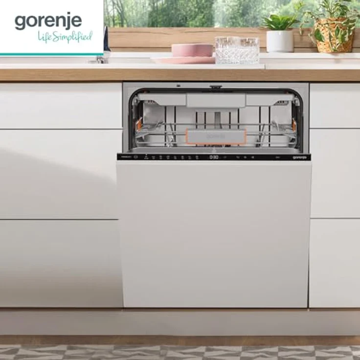 Gorenje GV663A66 Geschirrspüler, vollintegrierbar mit Nachtwäsche- & Gläserprogramm, Eco-Programm und automatischer Türöffnung, Aqua-Stop-Überlaufschutz – Bild 13