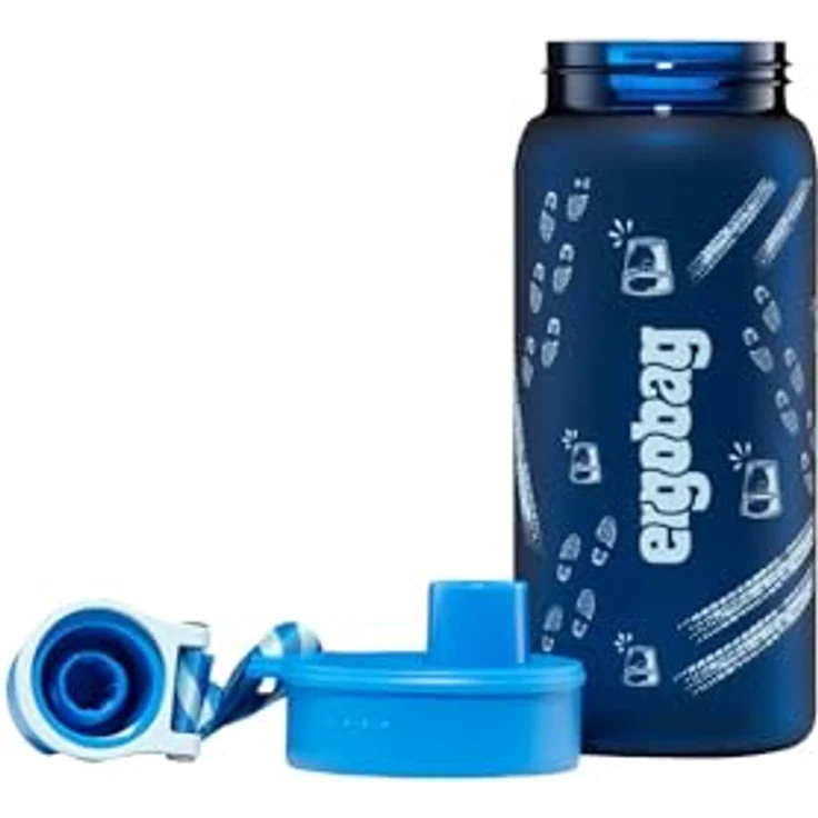 ergobag Trinkflasche, BPA-frei, 0,5 Liter, leicht zu öffnen und zu reinigen – Bild 2