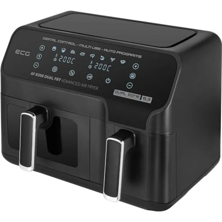 ECG AF 8300 Dual Fry, 8,3 l, 2 700W