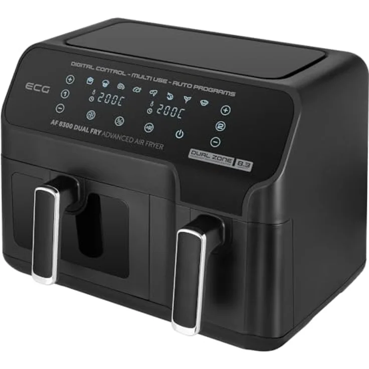 ECG AF 8300 Dual Fry, 8,3 l, 2 700W – Bild 1