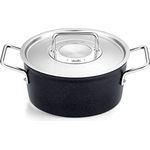 Fissler Adamant / Aluminium-Kochtopf (Ø 20 cm, 2,7L) Töpfe-beschichtet mit Metall-Deckel, antihaftend - Induktion