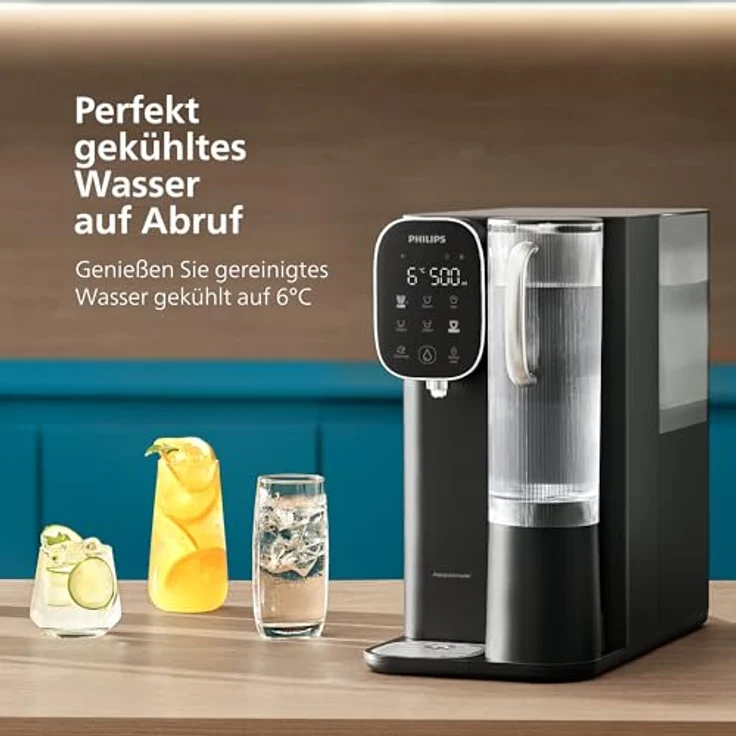 Philips ADD6912BK/10 Wasserfilter, Umkehrosmose mit 5 Temperatureinstellungen, 5,3 L Vorrat, Selbstreinigungsmodus, Plug & Play – Bild 3