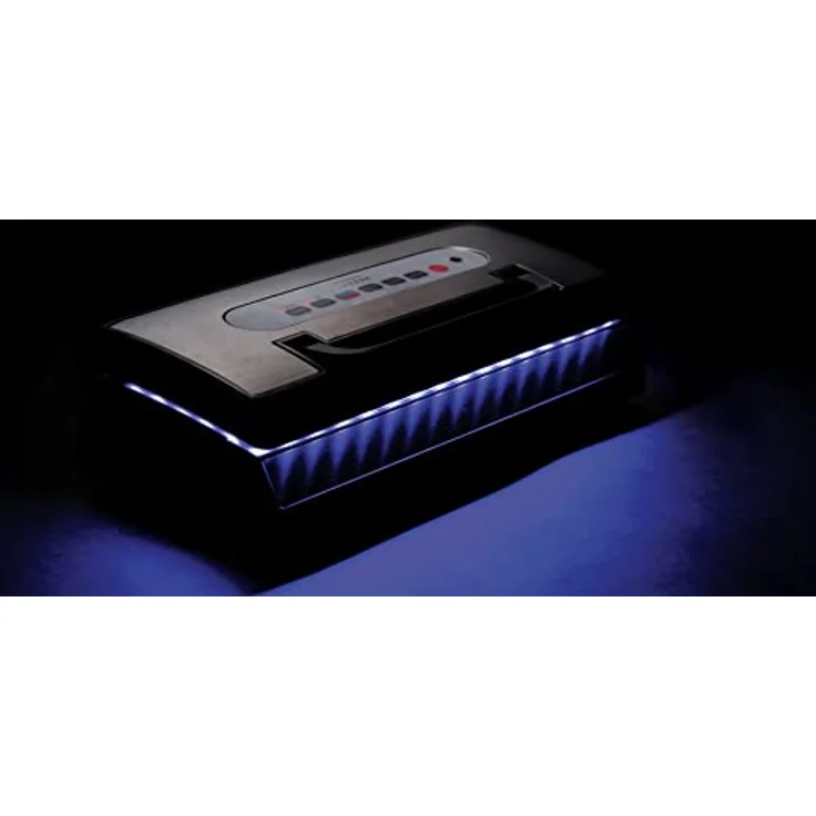 RGV Quality LED Vakuumierer 111250, Automatischer Vakuumierer mit Doppelschweißung und Touch-Bedienfeld, Schwarz/Silber – Bild 4