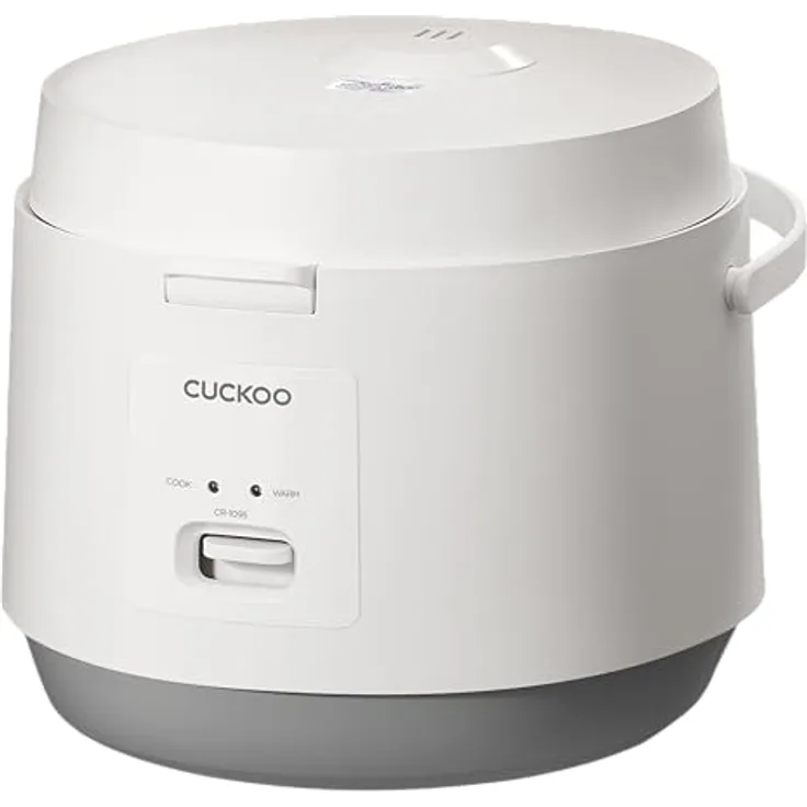 Cuckoo CR-1095 Reiskocher, 10 Portionen, Weiß, Premium-Reiskocher aus Korea mit innovativer Technologie