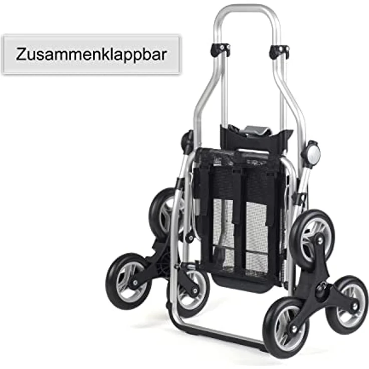 ANDERSEN Einkaufstrolley - Treppensteiger Royal Shopper Aiko blau 47 L Einkaufsroller,modern,Reflektor, Aluminium, klappbar, Räder abnehmbar, – Bild 4