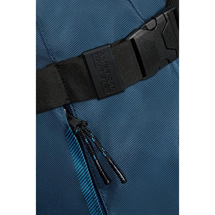 American Tourister Koffer Urban Track, Blau, 84 l, M - Entwickelt für Abenteurer, mit integrierten Rädern, elastischen Kreuzbändern und TSA-Kombination – Bild 8
