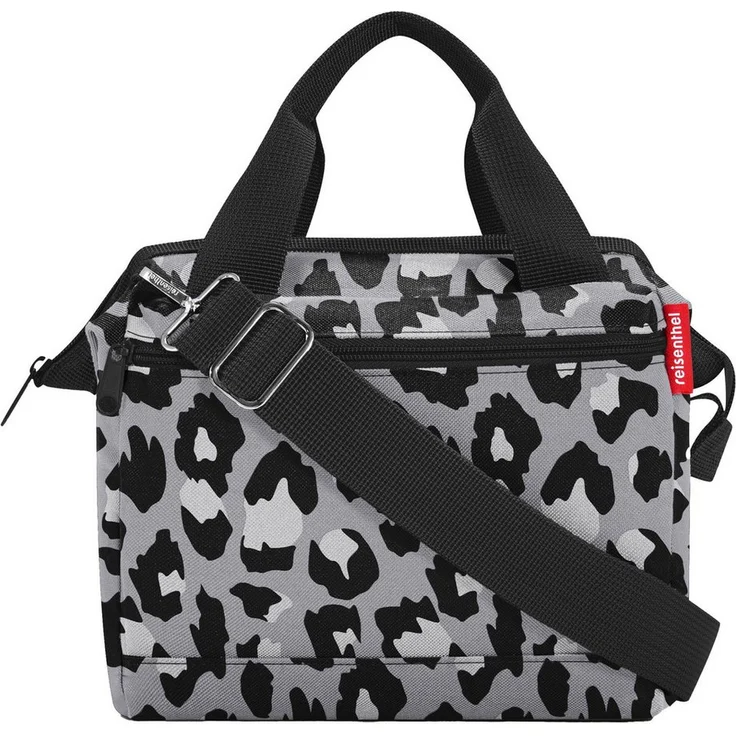 REISENTHEL® Umhängetasche allrounder cross - Schultertasche 24 cm (leo nero) – Bild 1