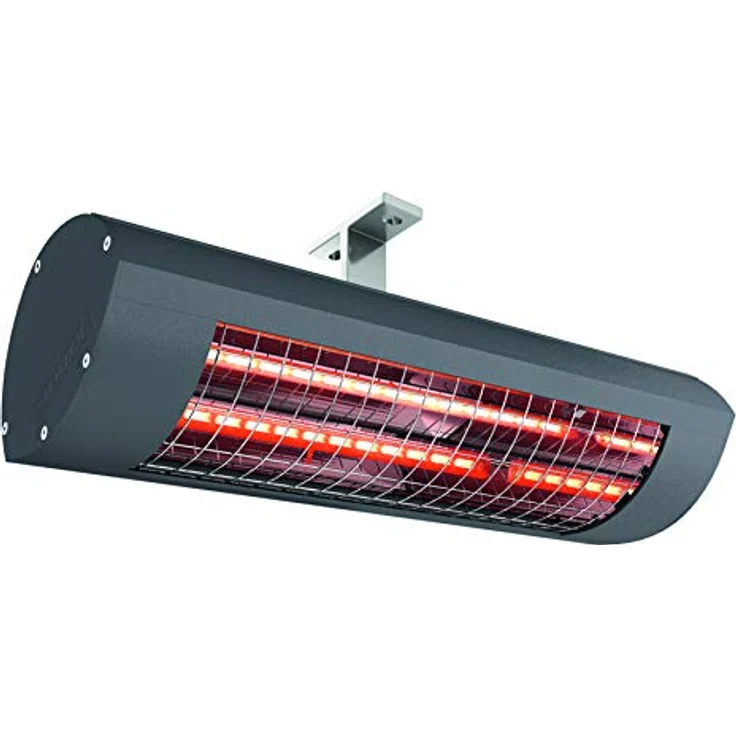 Etherma SM-BASIC-2000-NA, Infrarotstrahler 2kW, nano-anthrazit, effizienter Reflektor – Bild 1