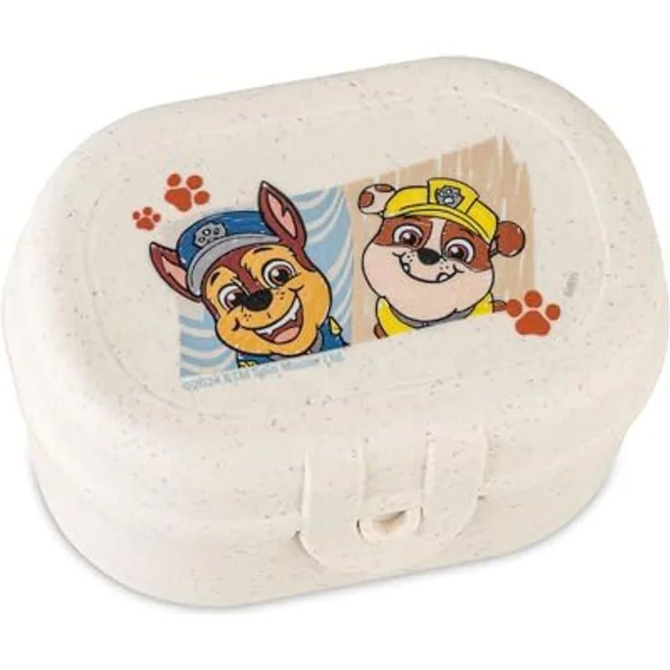 XXXL Frühstücksbox Pascal Mini Paw Patrol, Beige, aus Kunststoff, 7x5.2x9.6 cm, leicht zu reinigen, stoßfest, für Kinder