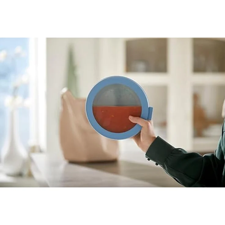 Mepal Multischüssel Cirqula rund – Nordic sage – 2250 ml Inhalt – mit abnehmbarem Deckel – bruchfestes Material - auslaufsicher – tiefkühlgeeignet - spülmaschinengeeignet – Bild 2