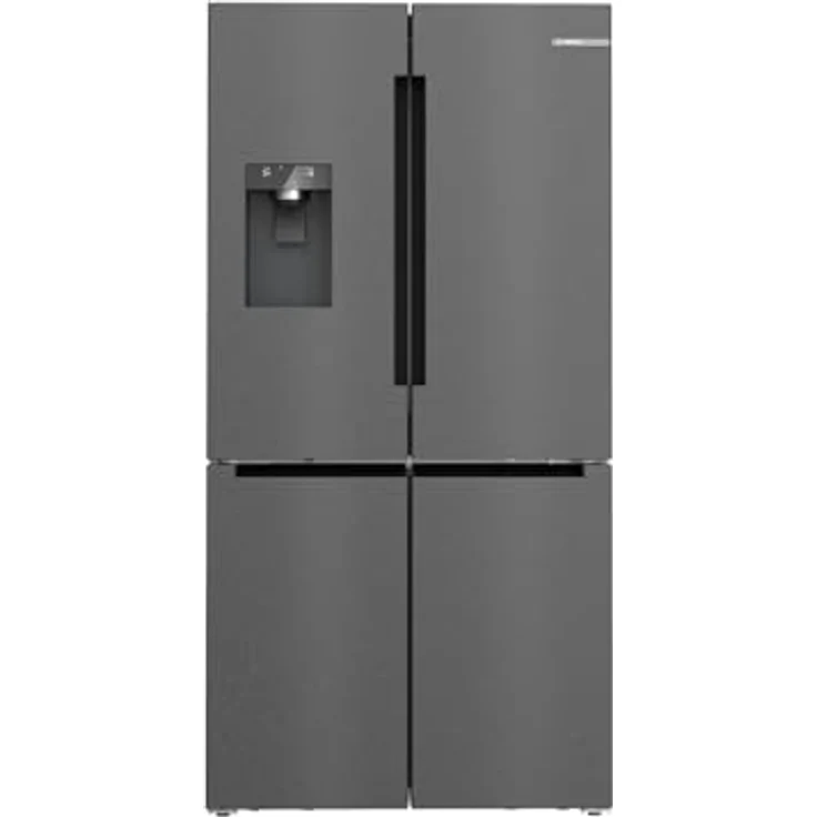Bosch KFI96AXEA, Side-by-Side Kühl-Gefrier-Kombination, 183 x 90.5 cm, gebürsteter schwarzer Stahl, VitaFresh <0°C> – Bild 1