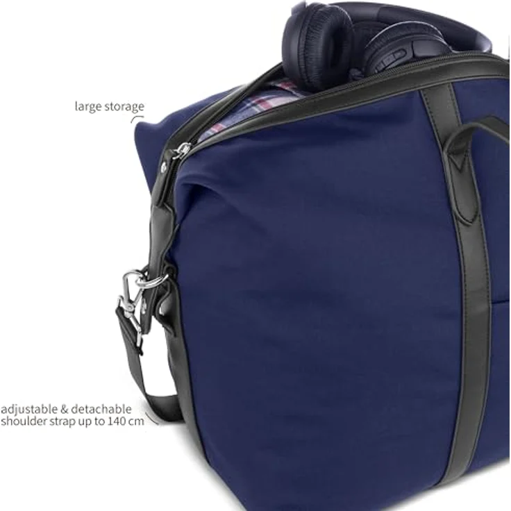 bugatti Maro Weekender Reisetasche, 48 cm, Navy, aus 100% Polyurethan, ideal für Reisen und Sport – Bild 5