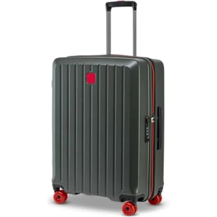 Stratic Buzz 4 Rollen Trolley M 65 cm, oliv, 100% Polycarbonat mit Dehnfalte – Bild 6