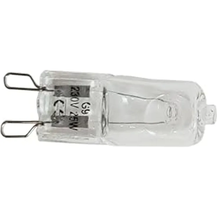 Ersatzteil - Halogen-Glühbirne G9 25W - - WHIRLPOOL, DE DIETRICH, SIEMENS, BOSCH, BAUKNECHT, ELECTROLUX, NEFF, AEG, FAURE, KITCHENAID, IGNIS, ASKO,