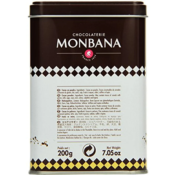 Chocolaterie Monbana Pure Cocoa 100% Kakao, 200g – Bild 2