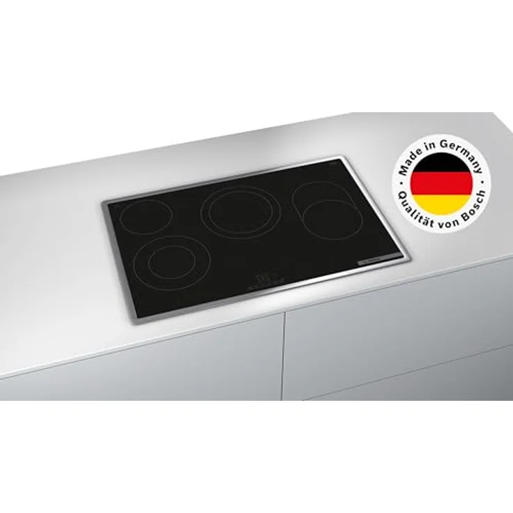 Bosch HBD632LS82 Einbau-Backofen-Set, 60 cm Einbau-Backofen HBG537BB4 & 80 cm Elektro-Kochfeld PKH845BB1D, Air Fry, 3D-Heißluft, Bräterzone, leichte Reinigung – Bild 3