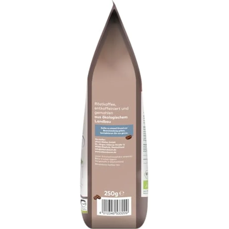 Lebensbaum Solea Espresso Entkoffeiniert, gemahlen, 250 g – Bild 5