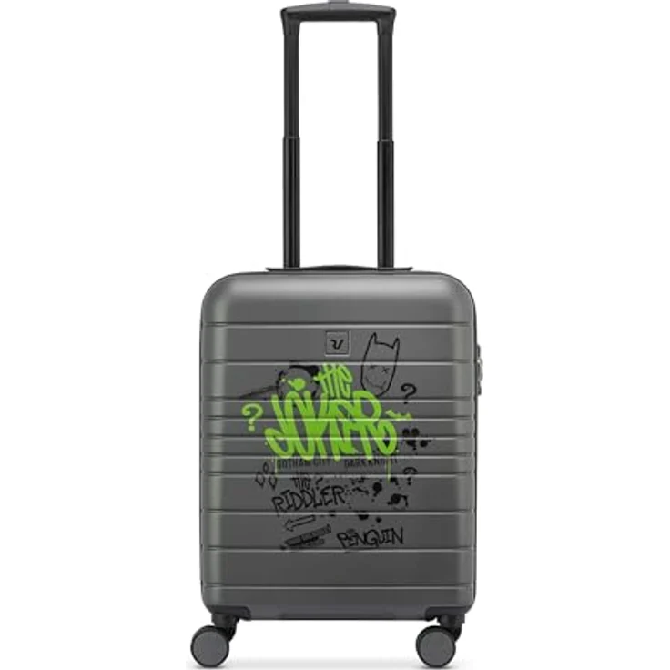 RONCATO DC Comics Kabinen-Trolley Joker, 55x40x20 cm, 40 L, TSA-Schloss, wasserabweisend, 4 Spinner-Räder – Bild 2