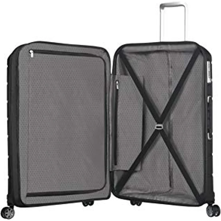 Samsonite Flux - Spinner L Erweiterbar Koffer, 75 cm, 111 L, Schwarz (Black) – Bild 2