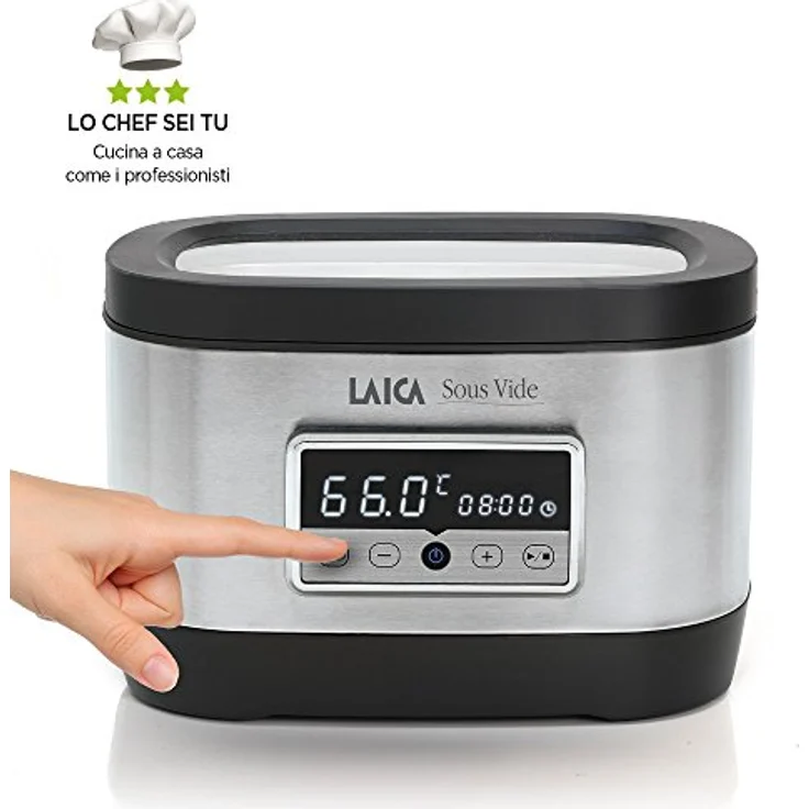 Laica SVC200, Sous Vide Garer, Edelstahl-Schwarz – Bild 5