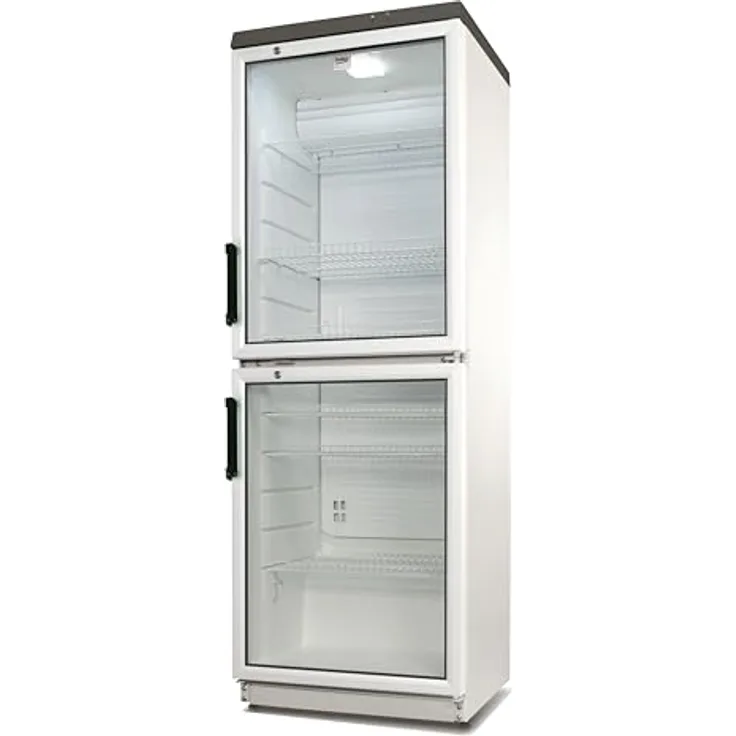 Beko ADN 230/2 BP, Glaskühlschrank 320L mit automatischer Abtauung, verschließbar, weiß, für gewerblichen Einsatz