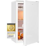 Exquisit Kühlschrank KS116-0-041E weiss | 90 L Volumen | Eisfach | Kühlschrank ohne Gefrierfach freistehend | LED | Kühlschrank klein 50cm Breite