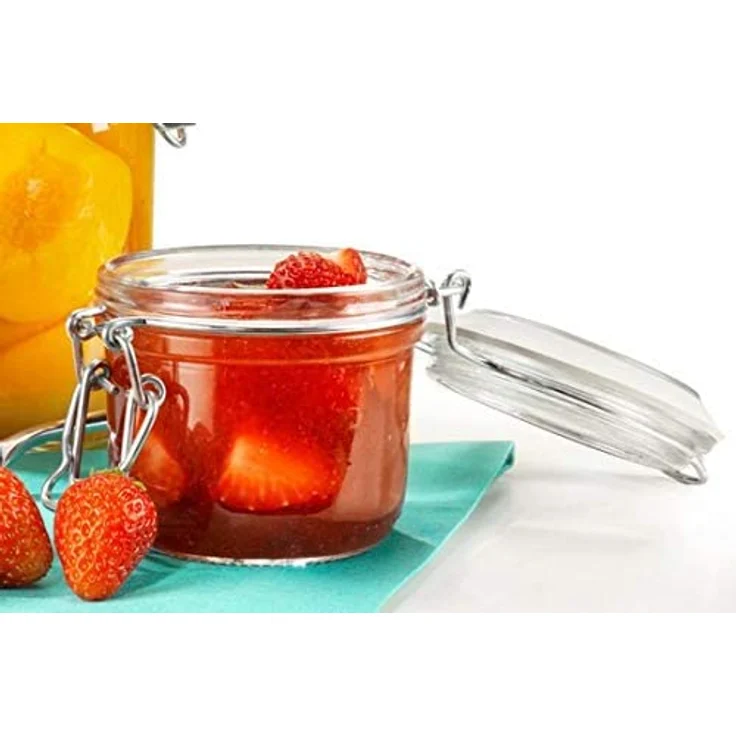 Bügelverschlussgläser mit Glasdeckel - Füllmenge: 200 ml - Bormioli Rocco – Bild 3