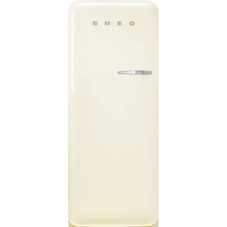 SMEG FAB28LCR6 Kühlschrank Linksanschlag Creme, 50's Style, 270 l Nutzinhalt, energetisch effizient C, 2025 Modell