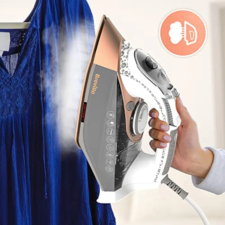 Breville VIN420X Dampfbügeleisen weiß & roségold Kunststoff – Bild 4