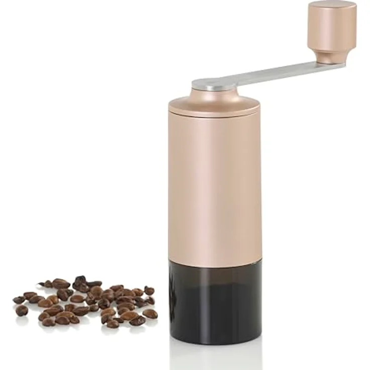 AdHoc MC13 Kaffeemühle Moro, manuelle Mühle mit CeraCutXL Keramikmahlwerk, stufenlos einstellbar, CAP-System, Aromaschutz, in dark grey – Bild 3