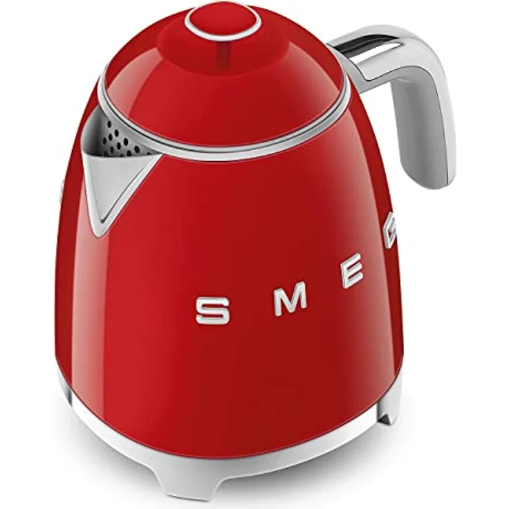Smeg KLF05RDEU Wasserkocher Mini 50's Style, 1400W, 0,8 L, Kunststoff, Wasserstandsanzeige, rot – Bild 5