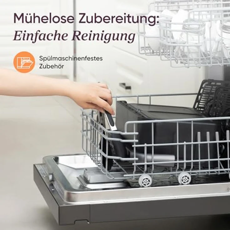 Cosori Dual Blaze TwinFry 10 Liter Heißluftfritteuse CAF-TF101S-AEU, 4 Heizelemente, 8 Portionen, WiFi-Steuerung, schwarz – Bild 10