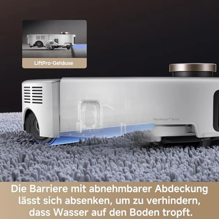 MOVA Z60 Ultra Roller Complete, Saugroboter mit 28.000 Pa Saugkraft, Warmwasser-Wischsystem und App-Steuerung – Bild 4