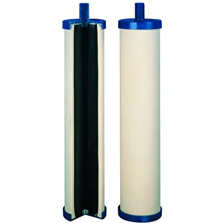 Katadyn Keramik Filterelement Superdyn, mikroporöser Wasserfilter mit aktivem Silber und Aktivkohleblock, 0,2 Mikron, reinigbar