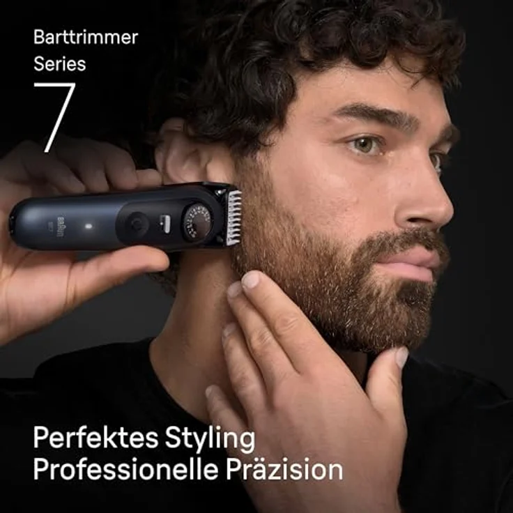 Braun Series 7 BT7520, Barttrimmer Nass&Trocken Rasierer mit Lithium-Ion Akku, 120 Min Laufzeit, Versandkostenfrei, Champions League Tickets gewinnen!* – Bild 2