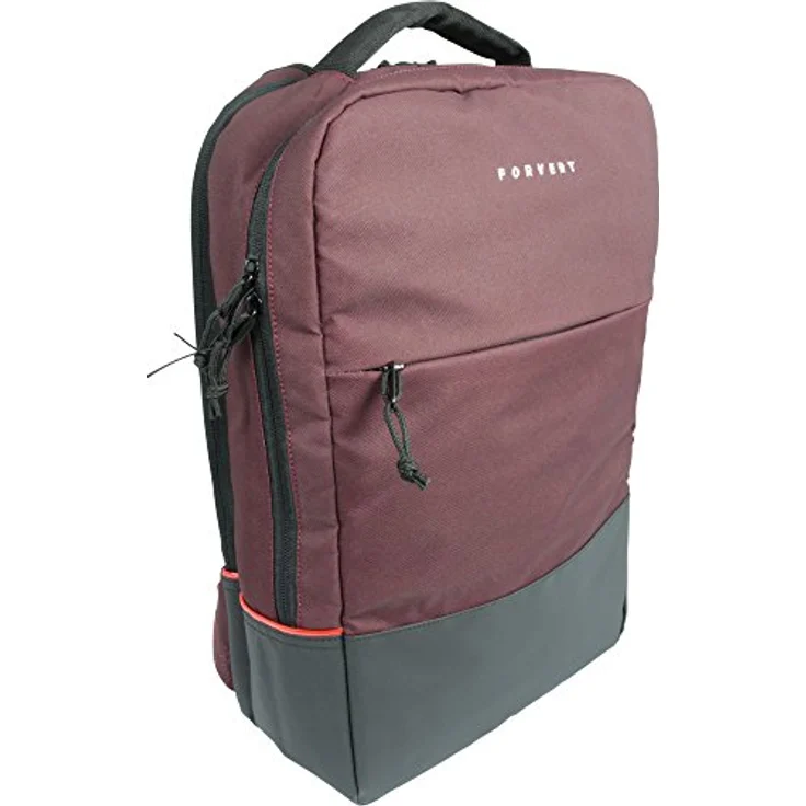 Forvert Lance Rucksack, 42 cm mit Laptopfach, rot, 100% Polyester – Bild 1