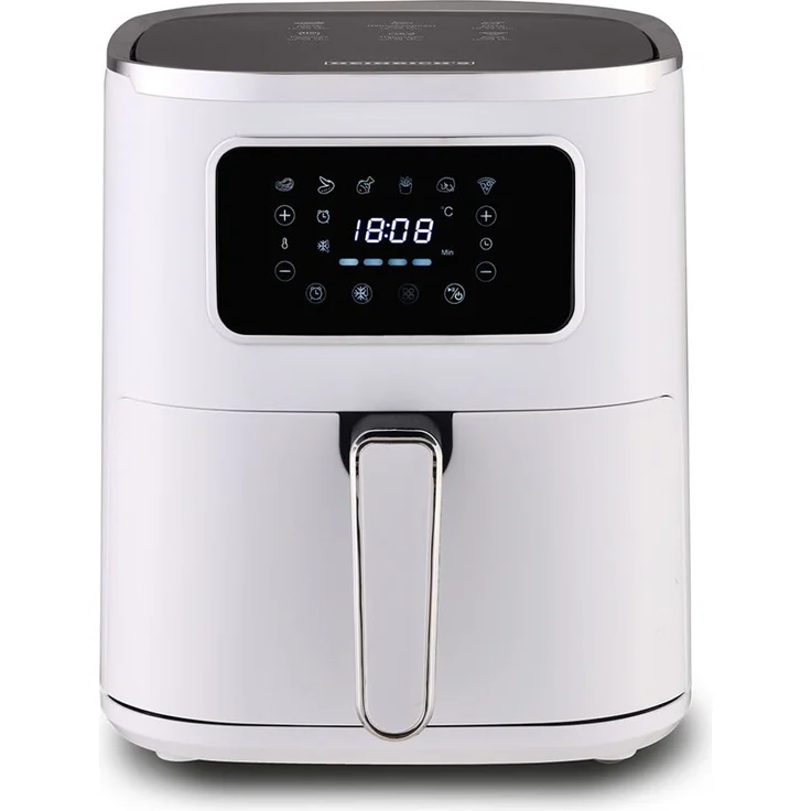 Heinrich's Frytkownica beztuszczowa "s hfr 8216 biaa, Luftfritteuse mit 1450 W Leistung, 8 Programmen, 5 L Fassungsvermögen - Weiss