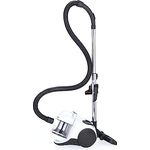 SEVERIN Beutelloser Zyklon-Staubsauger, Bodenstaubsauger für Allergiker, Staubsauger ohne Beutel mit Fugen- und Polsterdüse, 1,5 L, weiß/schwarz, CY 7103